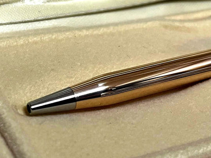 Cross 14K Gold Plated Ballpoint Pen — Japan Import