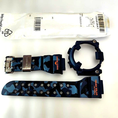 Casio G-Shock FROGMAN GF-8250CM-2 mens camouflage watch with silver buckle, Japan import