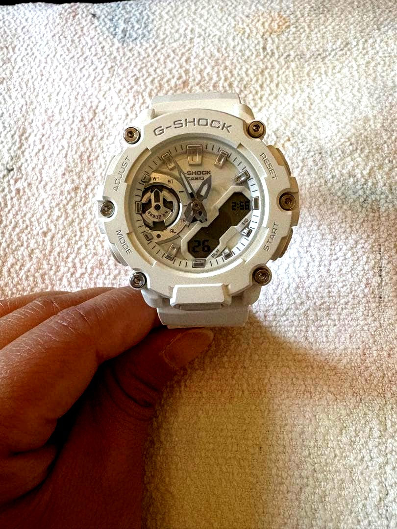 Casio G-Shock Digital Analog Watch White