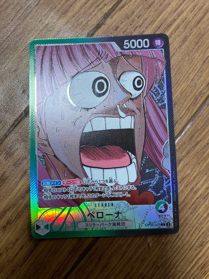 One Piece Penelope Leader Parallel Limited Card from the Limited Card Collection displayed on a white background