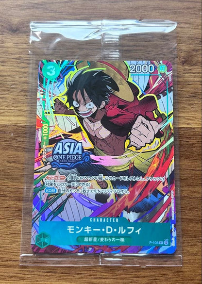 One Piece Monkey D. Luffy P-108 Mini Tin Card Game Asia Region Japan import unopened card