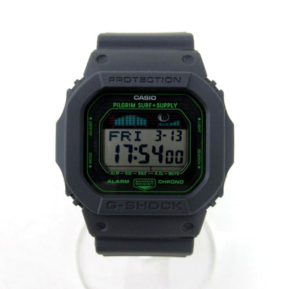 Casio G-Shock x Pilgrim GLX-5600 gray digital watch with tin case, manual, and box