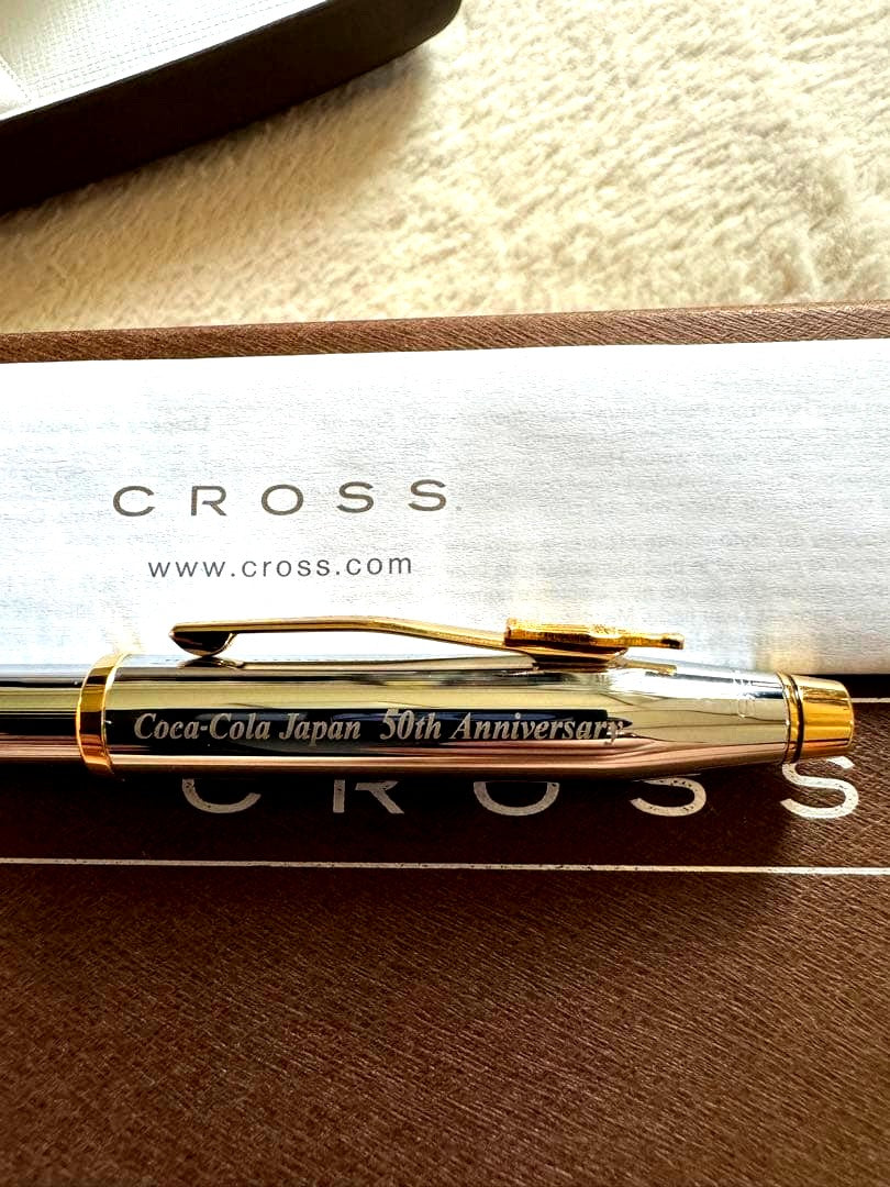 CocaCola Brand 50th Anniversary Limited Edition Cross Ballpoint Pen — Japan Import