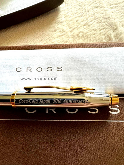 CocaCola Brand 50th Anniversary Limited Edition Cross Ballpoint Pen — Japan Import