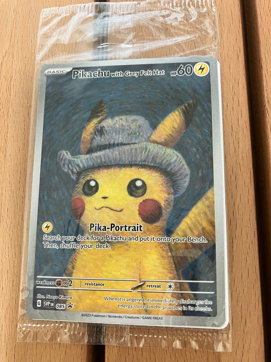 Unopened Gogh Pikachu Promo SVP EN 085 Japanese promotion card with visible front design and condition details