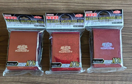 KONAMI Yu-Gi-Oh Duel Monsters Duelist Card Protector Osiris Thread 3 pack with 100 sheets each