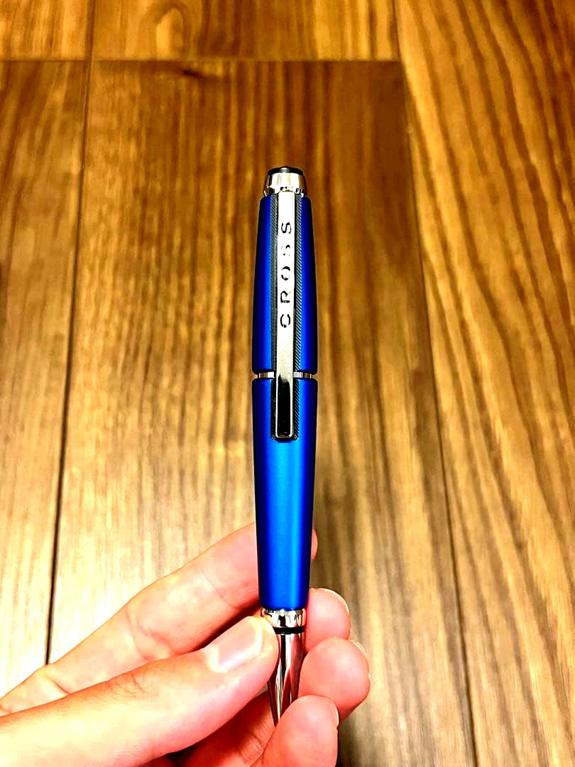 Cross Edge AT0555-3 Gel Ballpoint Pen Nitrro Blue Japan Import