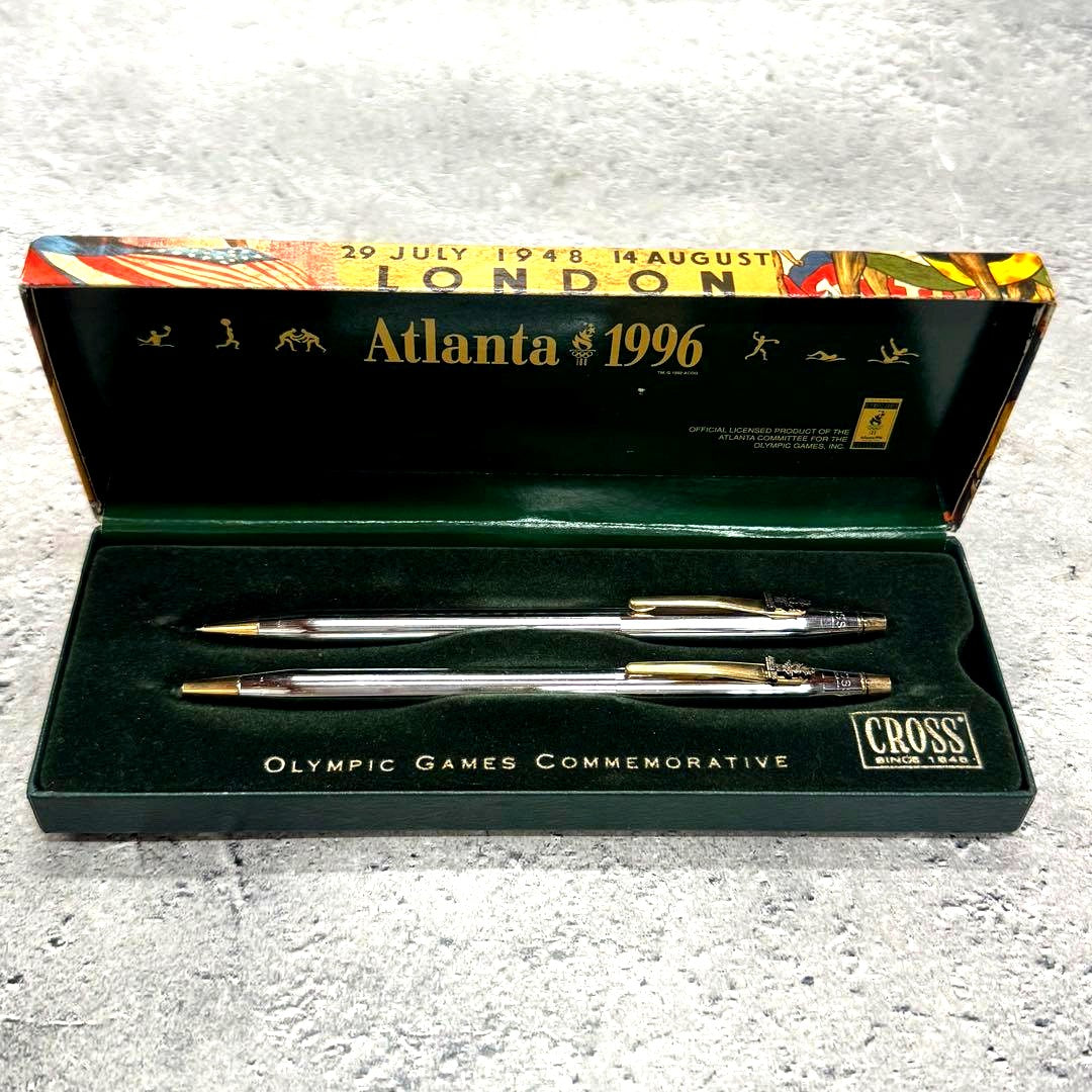Cross Atlanta 1996 Olympic Games Commemorative Ballpoint Pen and Pencil Set