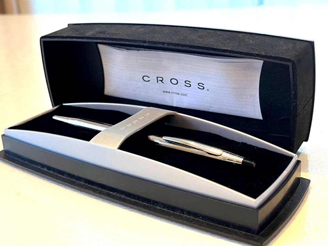Cross Cross Ballpoint Pen With Case Japan Import