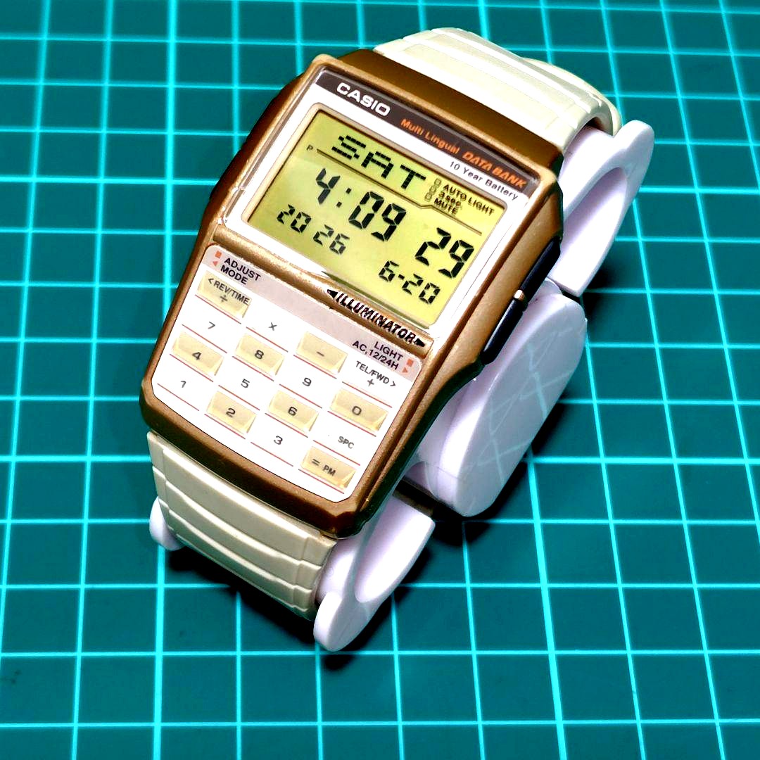 Casio Data Bank Watch Model DBC-32 with digital display and battery operated movement