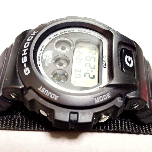 Black Supreme North Face Casio G-SHOCK triple collaboration watch with box and accessories
