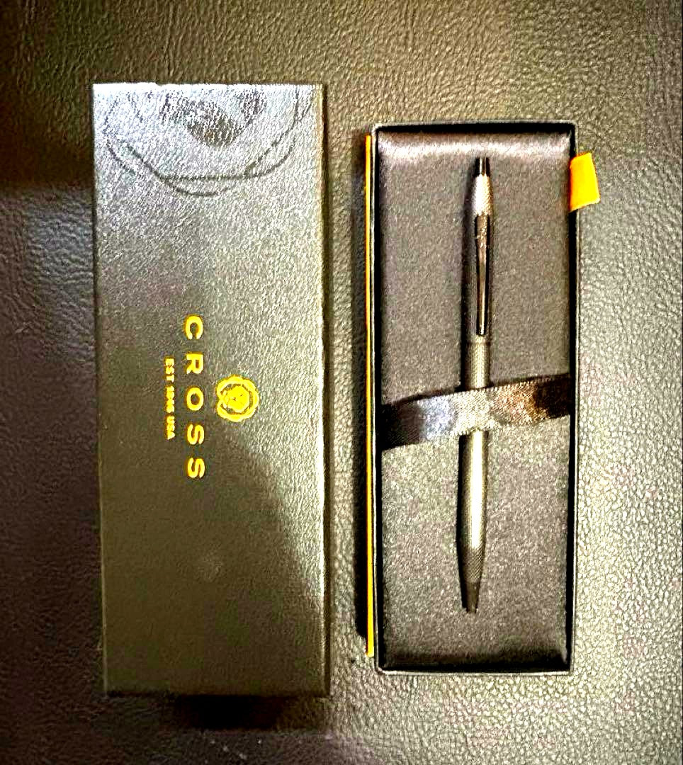 CROSS Classic Century Brushed Black Oil-Based Ballpoint Pen — Japan Import