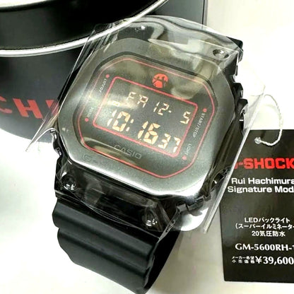 Casio G-Shock Signature Model Hachimura Ru GM-5600RH-1JR wristwatch with metal bezel and resin band