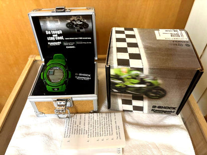 Casio G-Shock Kawasaki Racing Team watch G-7710KRT-3JF 2007 MotoGP Japan import with box and manual