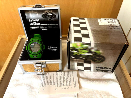 Casio G-Shock Kawasaki Racing Team watch G-7710KRT-3JF 2007 MotoGP Japan import with box and manual
