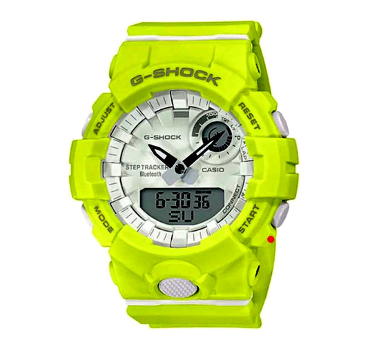 Casio G-Shock GMA-B800-9AJR limited edition lightning yellow digital analog combination watch