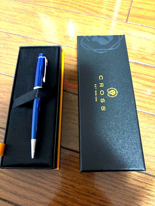 Cross Blue Ballpoint Pen with Dedicated Box