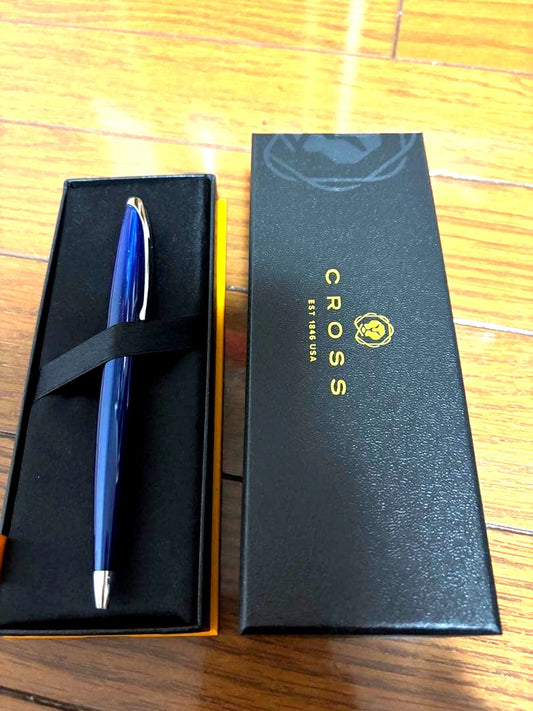 Cross Navy Ballpoint Pen with Box
