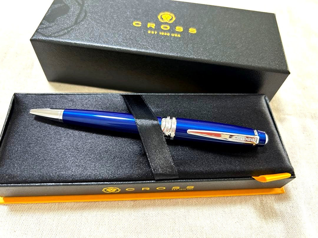 Cross Bailey Ballpoint Pen Blue Twist Action