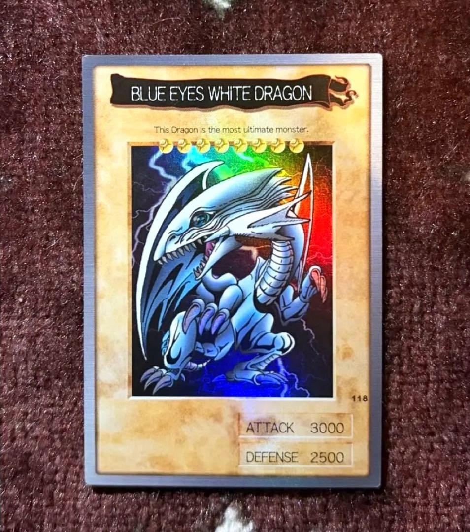 Bandai Blue Eyes White Dragon No.118 1999 Yu-Gi-Oh! English trading card from Japan