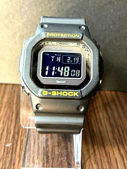 Casio G-Shock GW-B5600DC-1JF radio wave solar watch with black and gray resin band
