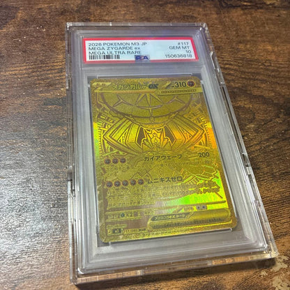 Mega Genesect EX MUR PSA 10 Gem Mint Expansion Pack card in PSA case from Munikis Zero Japan Import