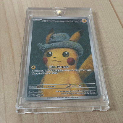 Bandai Pikachu with Grey Felt Hat promotional collectible card SVP EN 085 Electric type 60 HP