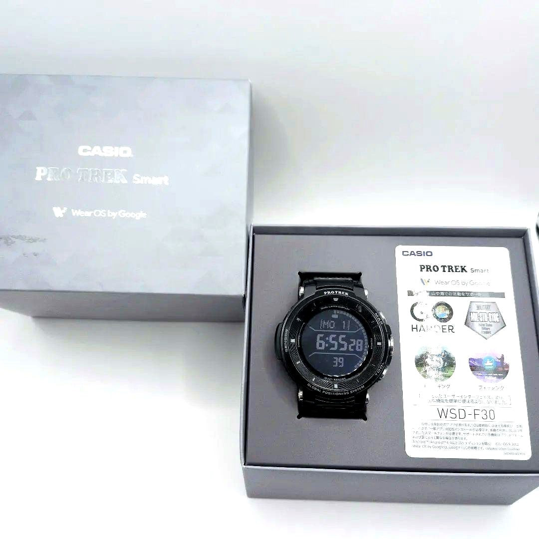 Casio PRO TREK Smart WSD-F30 GPS Watch with organic EL display and durable outdoor design
