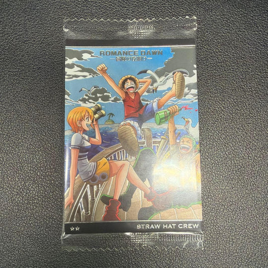 Unopened One Piece Adventure of Dawn Wafer pack with serial number No.7-24
