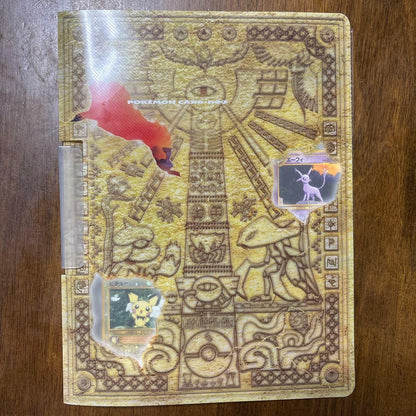 Bandai Pokemon Card Neo Premium File Collection with loose binder and cards in excellent condition