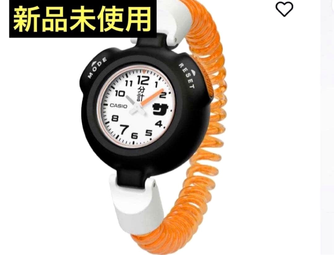 Casio Sauna Watch Orange model with basic features shown in main product photo