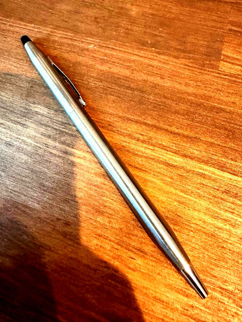Vintage CROSS Classic Century oil-based ballpoint pen from 1970s-1980s with American-made stamp