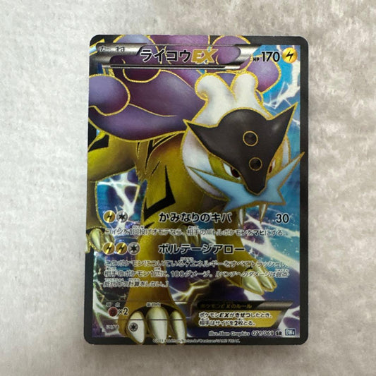 Lai Kou Ex SR BW4 Dark Crash super rare expansion card from BW series collectible card Japan import