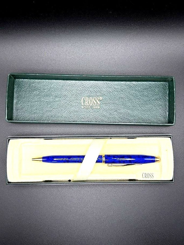 CROSS Classic Century Blue Marble Ballpoint Pen 1990s — Japan Import