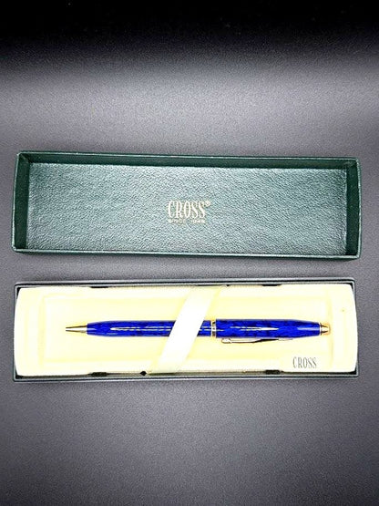 CROSS Classic Century Blue Marble Ballpoint Pen 1990s — Japan Import
