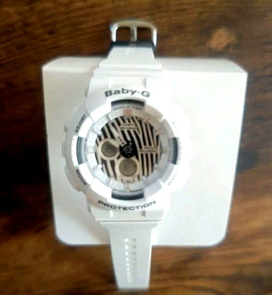 Baby-G Wildlife Promising Collaboration Gravy Zebra digital watch with shock resistance and water resistance features