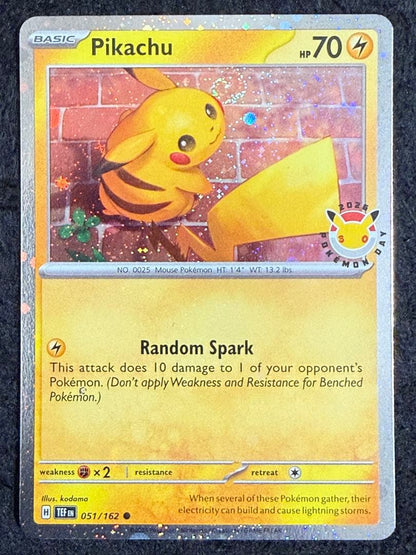 Pokemon Center Pikachu 30th Anniversary 2026 Pokémon Day promo card English UK version Japan import
