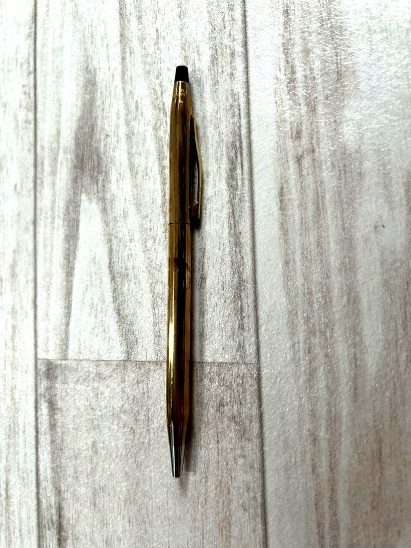 Cross 1/20 10KT gold ballpoint pen Japanese import shown on white background