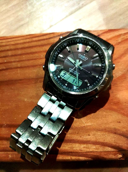 Casio Series Lineage LCW-100T Titanium Radio Wave Solar Vintage Watch — Japan Import