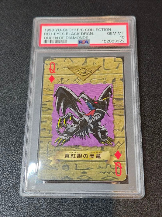 PSA10 graded Red-Eyes Black Dragon Yu-Gi-Oh Collection 2 single card from Japan import