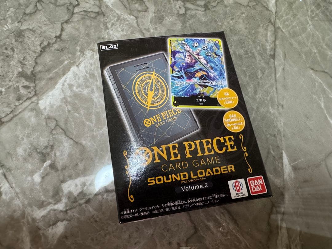 Bandai One Piece Card Game Sound Loader Volume 2 with one bonus card Japan import