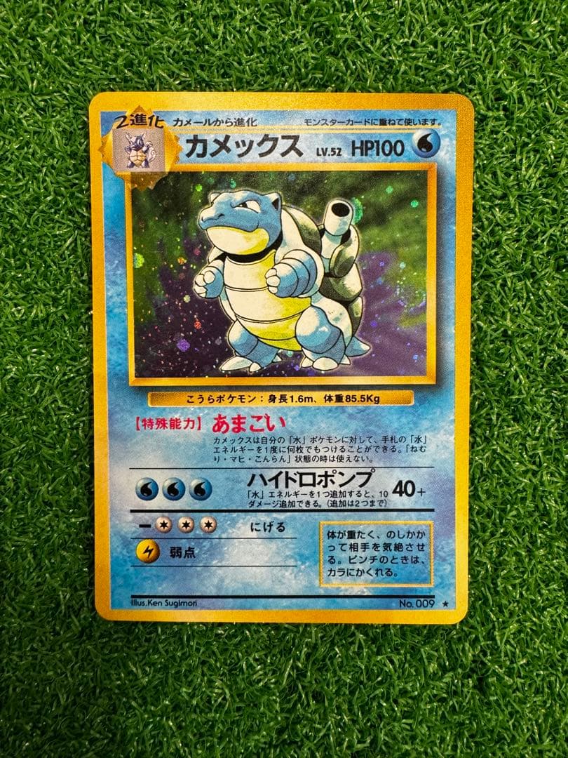 Bandai Pokemon Card Capsule Meganium Old Rare card in protective sleeve with clear visible details