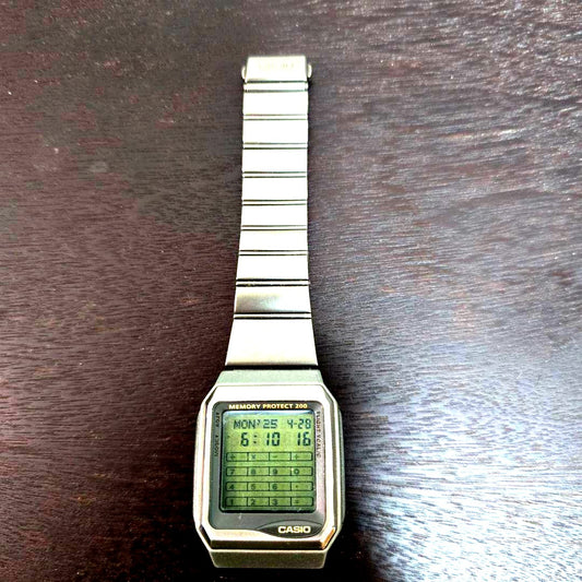 Casio Data Bank VDB-3000 vintage retro collectible watch imported from Japan with digital display