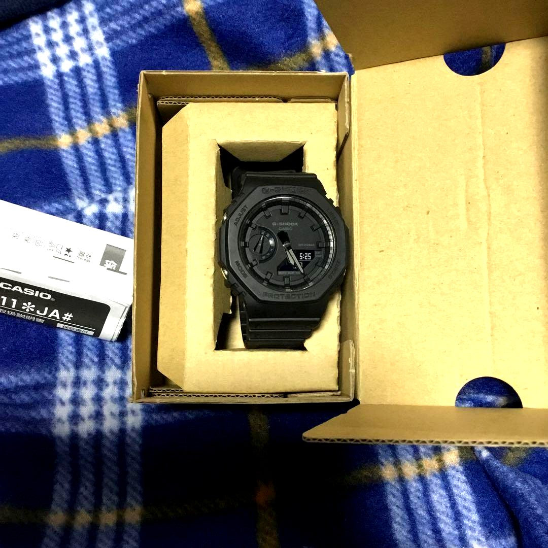 Casio G-Shock GA-2100 Watch Black — Japan Import