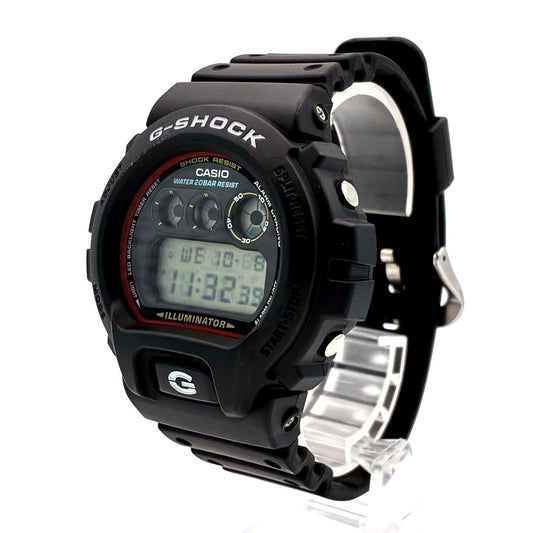 Casio G-Shock DW-6900RL black digital watch from Y2K 00s series with minor signs of use