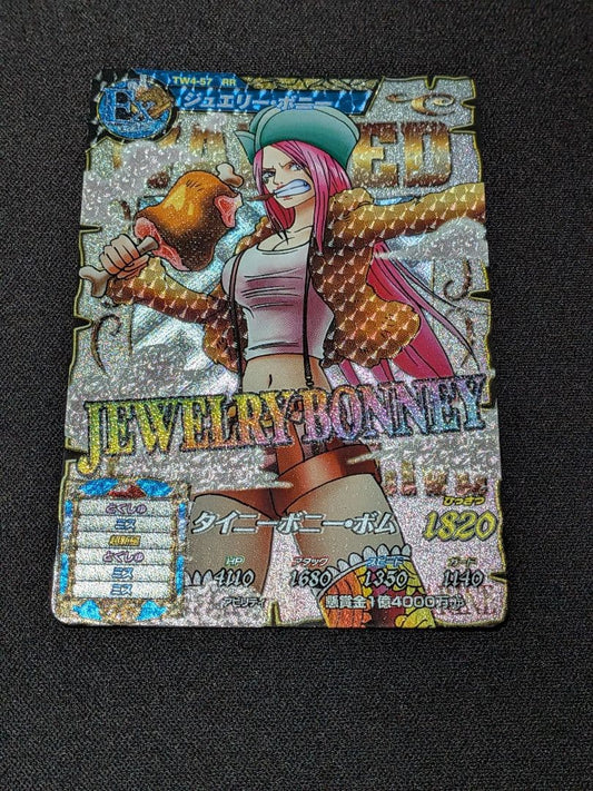 One Piece Treasure World Data Carddass Jewelry Bonnie RR old collectible card from Japan import