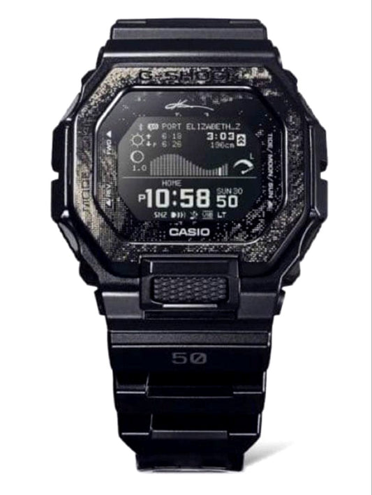 Casio G-Shock G-Lide Kanata Igarashi GBX-100KI-1JR limited edition watch with black and white design