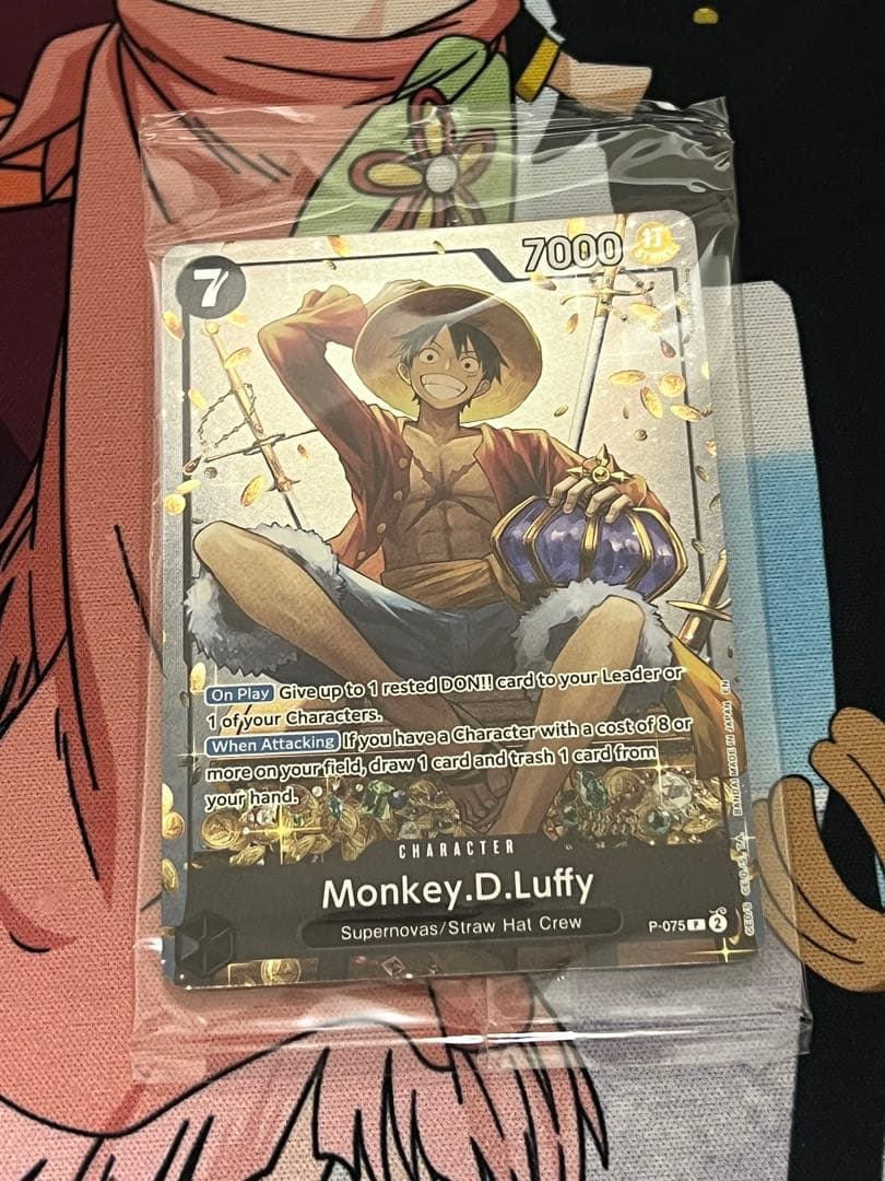 One Piece Trading Card Game Monkey D. Luffy OP05 SR English promotional card Japan import