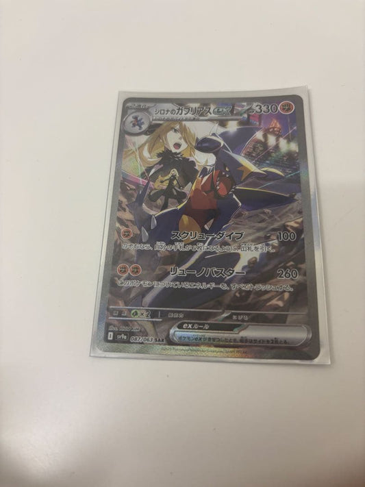 Pokemon Card Shrona's Garchomp ex SAR playing card from Japan import in mint condition