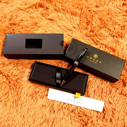 Cross Black Ballpoint Pen NAT0452-7 with Original Box — Japan Import